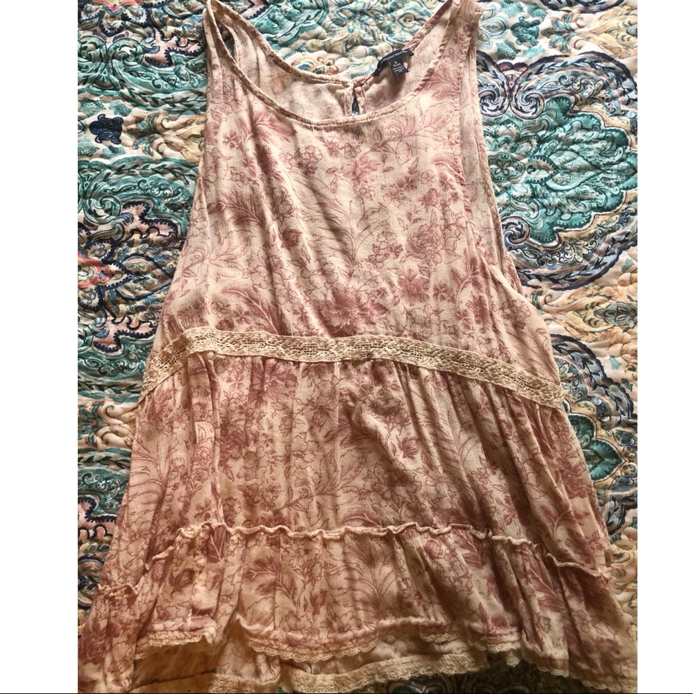 American Eagle floral tank
